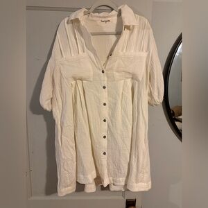 Impressions bubble sleeve dress